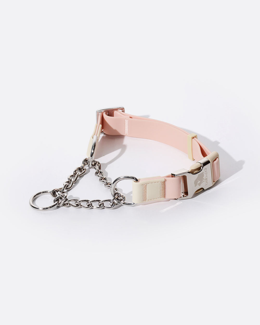 Aqua PVC Waterproof Martingale Dog Collar - Crystal Pink