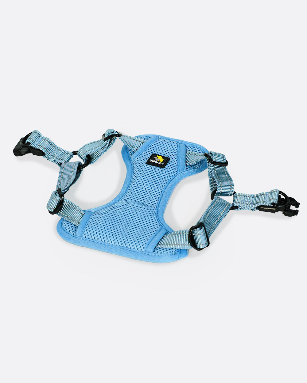 OxyMesh Flexi Step-in Harness and Leash Set - Sky Blue