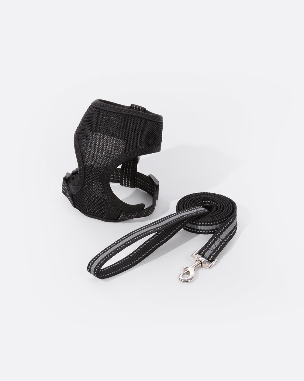 Simply Soft Harness and Leash Set - Classic Black