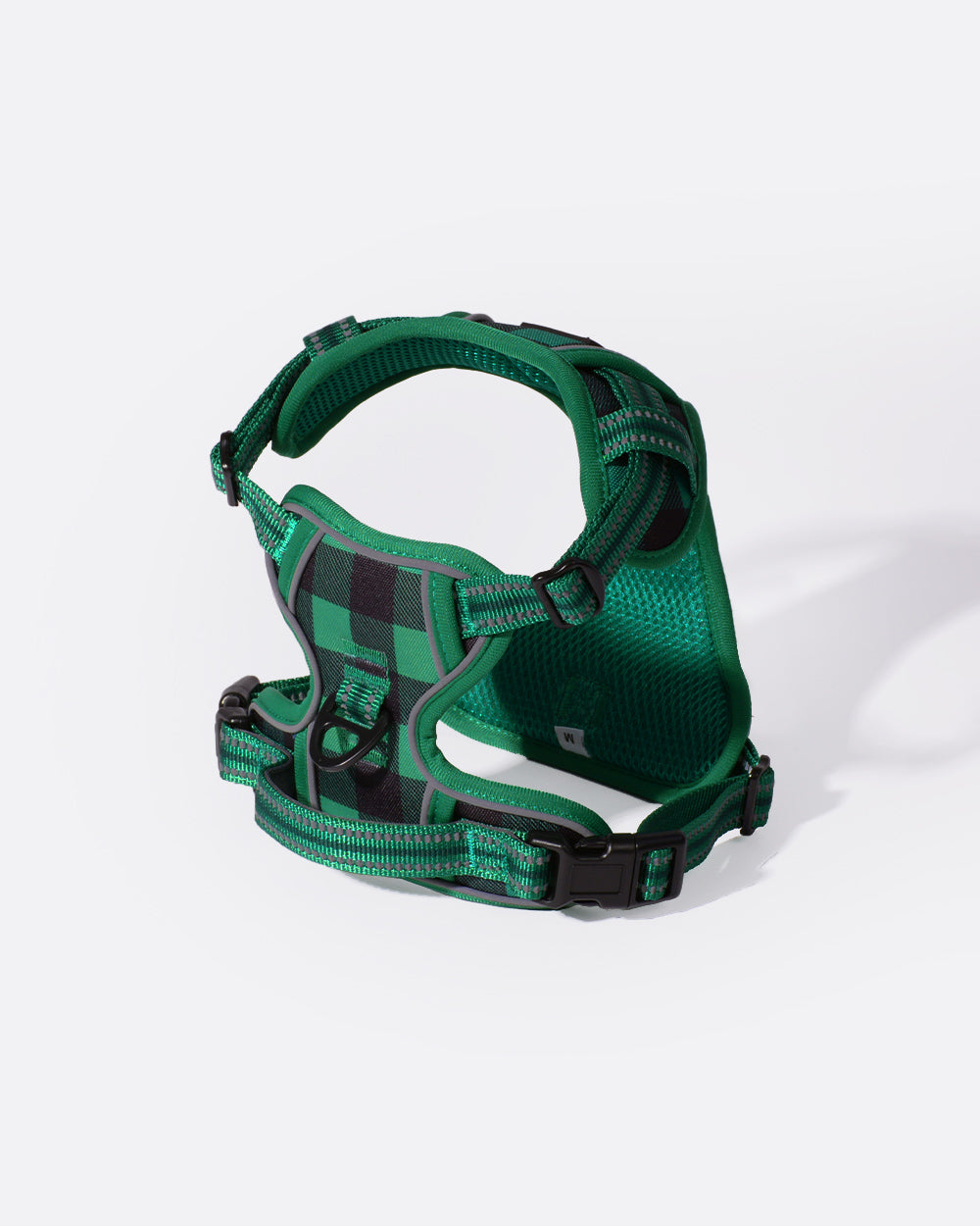 Smart Pro No Pull Dog Harness - Scottish Style Green Grid